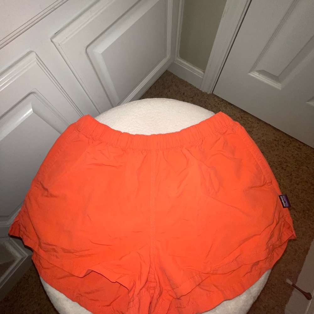 Orange Patagonia Shorts